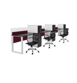 Partisi kantor Donati DWS 3 Seat Sejajar