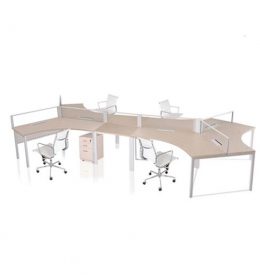 Partisi kantor Donati DWS 5 Seat Y