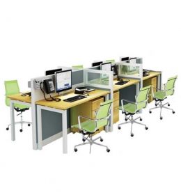 Partisi kantor Donati DWS 6 Seat Hadap