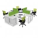 Partisi kantor Donati WS 4 Seat