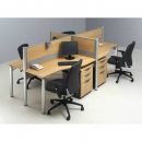 Partisi Kantor Modera 1.2 WS 4 Staff
