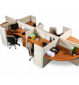 Partisi Kantor Modera 6.4 WS 4 Staff